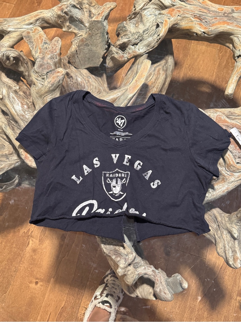 Las Vegas Raiders Cut Crop Top